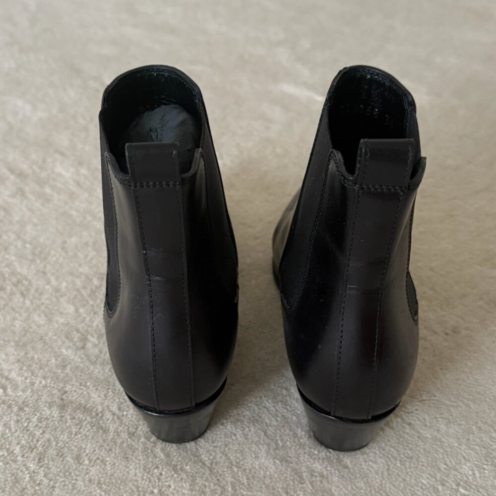 Black Leather Saint Laurent Chelsea Boots - Picture 4 of 6
